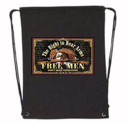 2nd Amendment Drawstring Bookbag