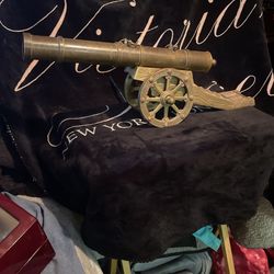 Solid Brass Cannon 