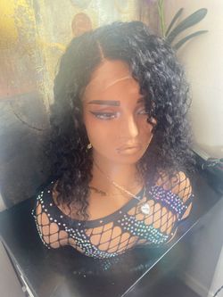 Sexy curly 100% human hair wig
