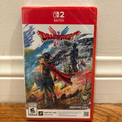 Dragon Quest I & II HD-2D Remake Nintendo Switch 2 Game-Key Card Square Enix NEW