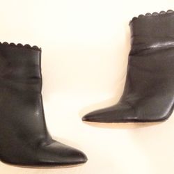 COACH Women's Leather Black Boots 