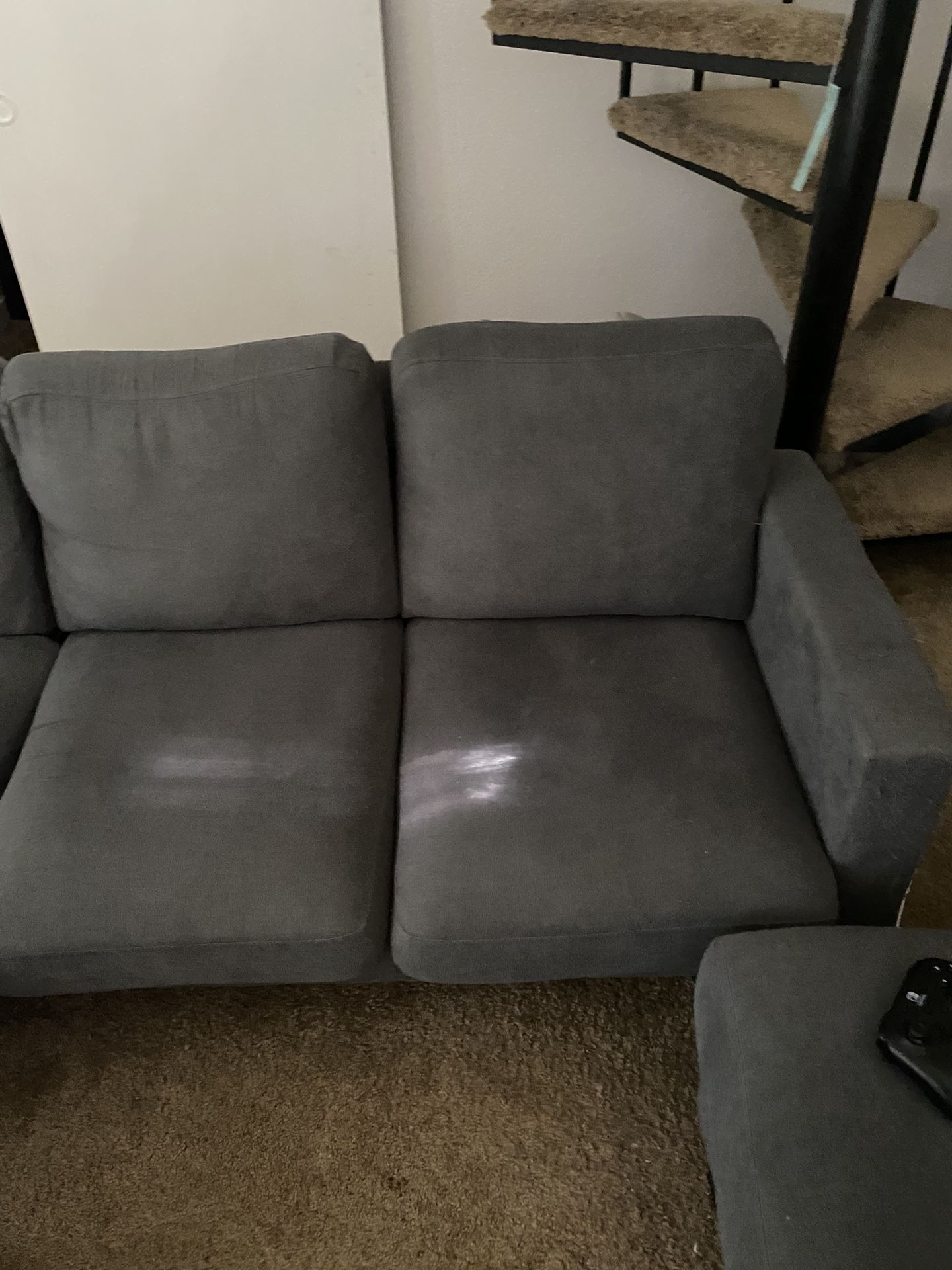L Shape Grey Couch