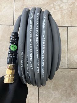100’ft pressure washer hose/manguera de presión.