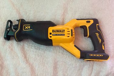 🟡⚫️DEWALT Reciprocating Saw: Tool Only, 1 1/8 in Stroke Lg, 3,200 Max. Strokes per Minute, Straight