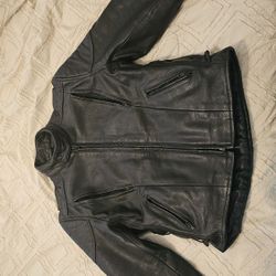 XElement Leather Motorcycle Jacket