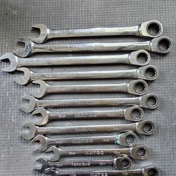 Matco Open/Box End Ratcheting Wrench Set Metric