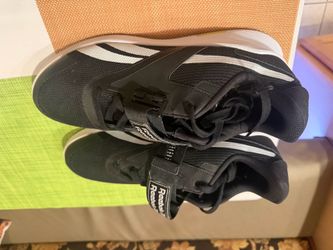 Size 13 Reebok PR Lifter Shoes Black White colorway