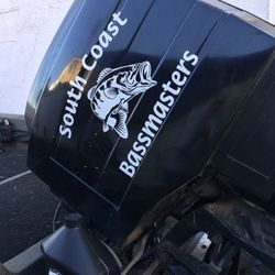 Boat Vinyl Custom Decal With Your Club Or Name 