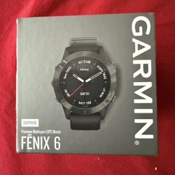 FENIX 6 Garmin Premium Multisport Watch Sapphire.