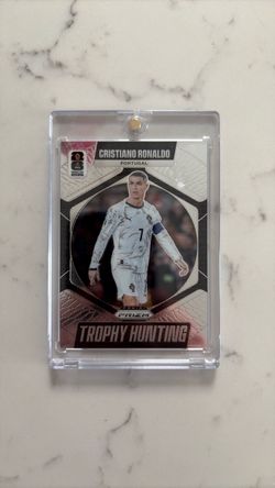 Cristiano Ronaldo Panini Prizm Trophy Hunting Card