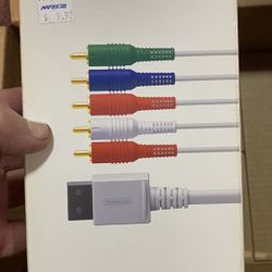 Nintendo Wii Component Hd Video Adapter Cable