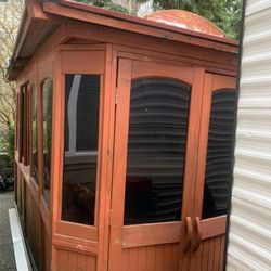 Hot tub with gazebo  