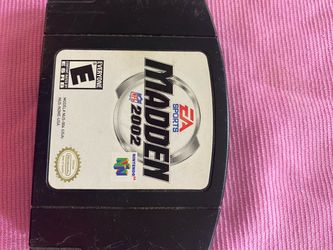 Madden NFL 2002 Nintendo 64 Cartridge