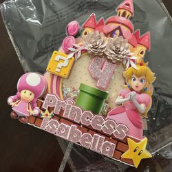 Cake Topper, Girl, 4 Years 