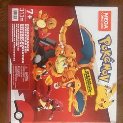 MEGA Construx Pokémon Charmander Evolution Set 313 Pieces Charizard Charmeleon
