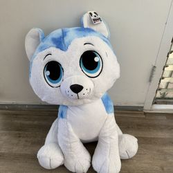 Big Blue Wolf Plushie