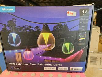 GOVEE OUTDOOR CLEAR BULB STRING LIGHTS