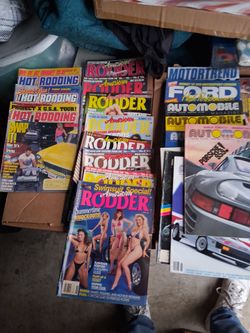 Vintage Car Magazine Lot – Hot Rodding, American Rodder & More