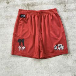 Chrome Hearts x Matty Boy Red Form Mesh Shorts