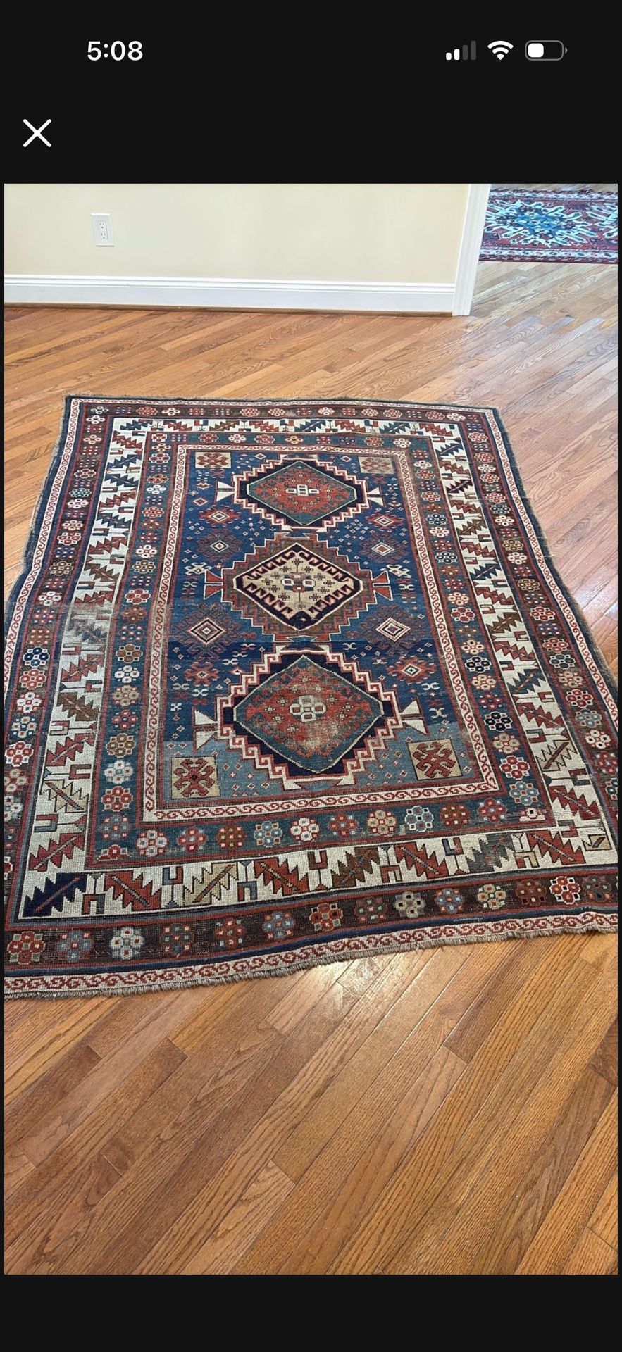 1850’s Antique Caucasian Kazak RUg 5x7