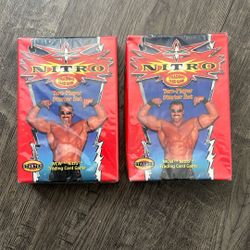 2000 WCW Nitro Trading Card Game X 2 Factory Sealed 