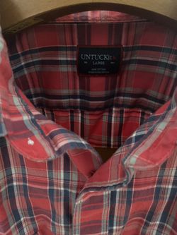 UnTuckit brand men’s shirt