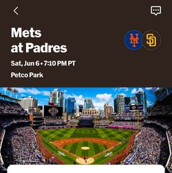 Padres vs Mets 6/6/26