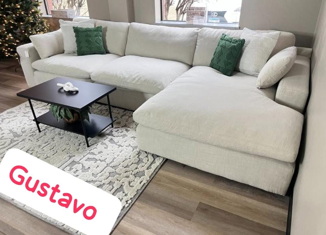 $39 Down Finance Sectional Sofa Loveseat Bedroom Set Queen Bed King Bed Mattress Bunk Bed Vanity Set