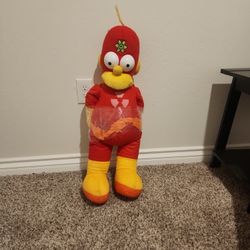 Original Homer Simpson Radioactive Man Plush 38"