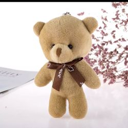 12cm Mini Teddy Bear Doll Cute Plush Toys Animal Bear Stuffed Doll Keychain Pendant Small Gift For Party Wedding Children's Toys  Multiple of this ite