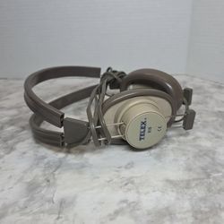 Vintage Telex Headphones 610 1/4 in. Plug Retro Audio 6.3mm