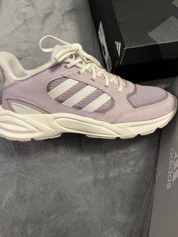 adidas Women’s Lavender & White Chunky Runner Sneakers