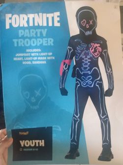 Fortnite Party Trooper Youth Halloween Costume