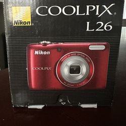 (NEW) Nikon COOLPIX L26 (Red)