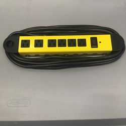 6 Outlet Power Strip w. 15’ Extension Cord