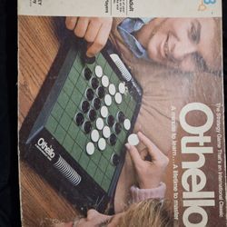vintage Othello board game by Milton Bradley,