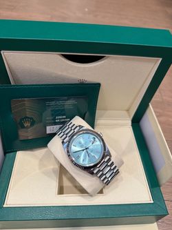 Rolex Daydate presidential 40mm ice blue dial