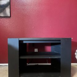 Black Wood TV Stand Table Free