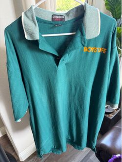 BOYSLIFE Teal Polo Shirt with Contrast Collar size XL