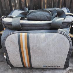 Picnic Coolerwith dishes cups and utensils