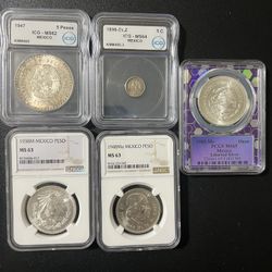 Silver Mexico 🇲🇽 Coins 