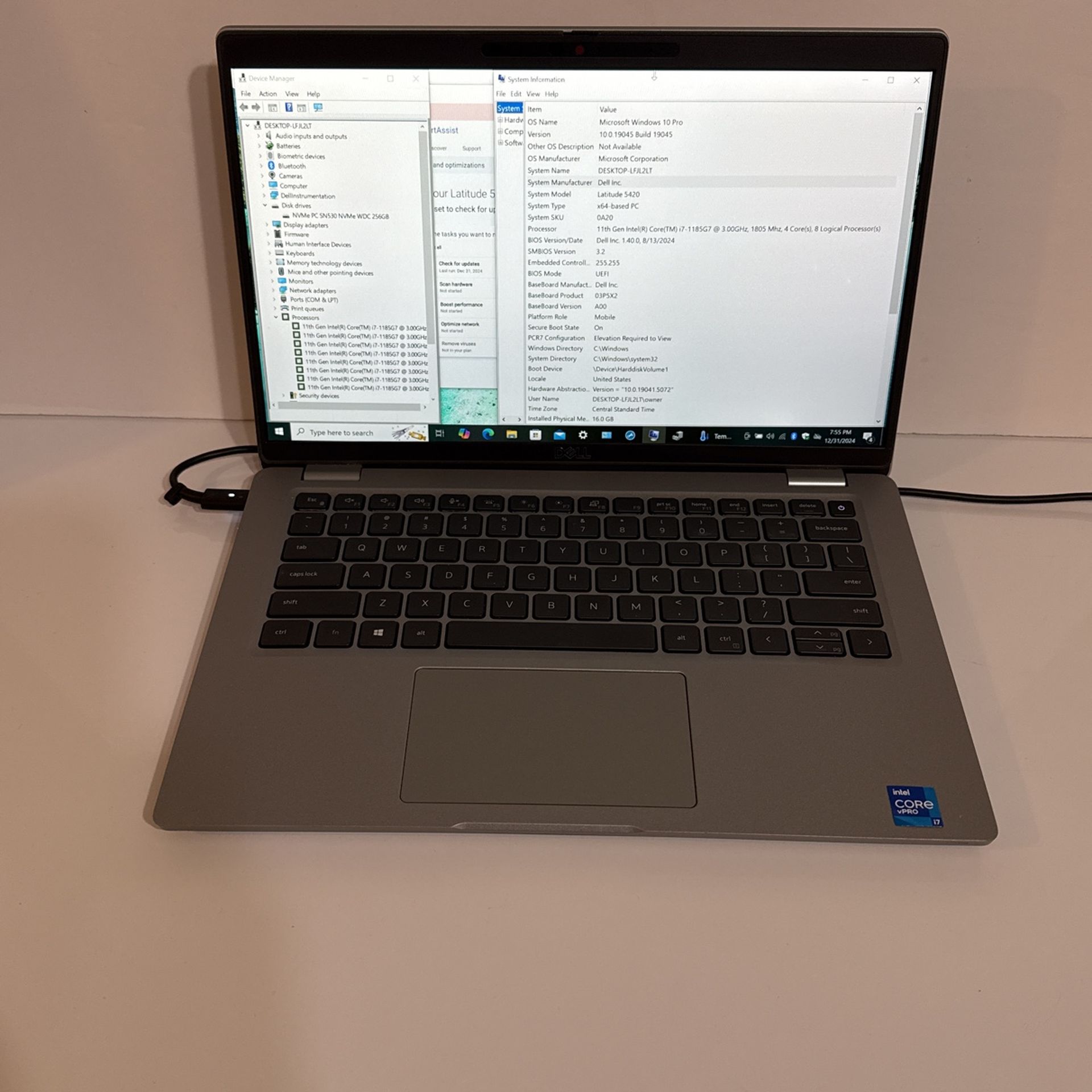 Dell Latitude 5420 i7-1185G7 256GB SSD 16GB RAM