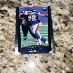 #172 Michael Strahan Giants Football Card