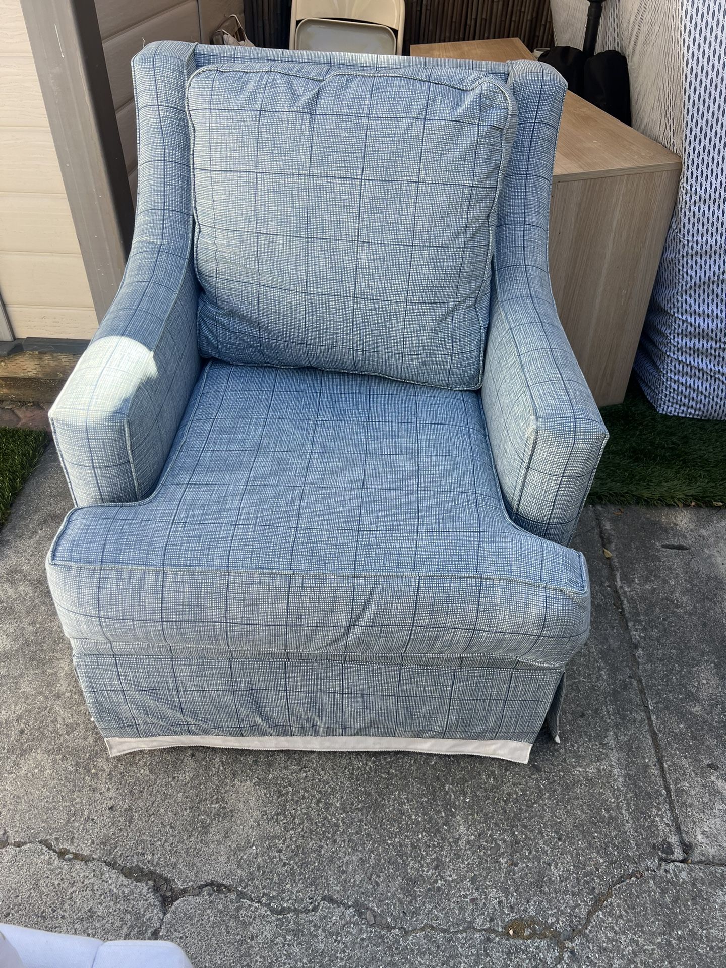 Blue Sofa Chair 