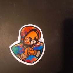 Money Bear Sticker