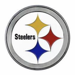Pittsburgh Steelers Premium Metal Color Emblem