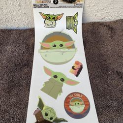 Star Wars Mandalorian Wall Stickers Decals 7 Pcs. 