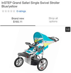 Instep stroller