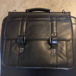 Leather Laptop Briefcase