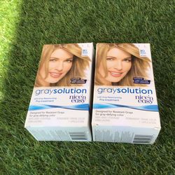 Gray Solution Nicen  Easy Medium Golden 8 G Gray Coverage  two  boxes     two boxes 